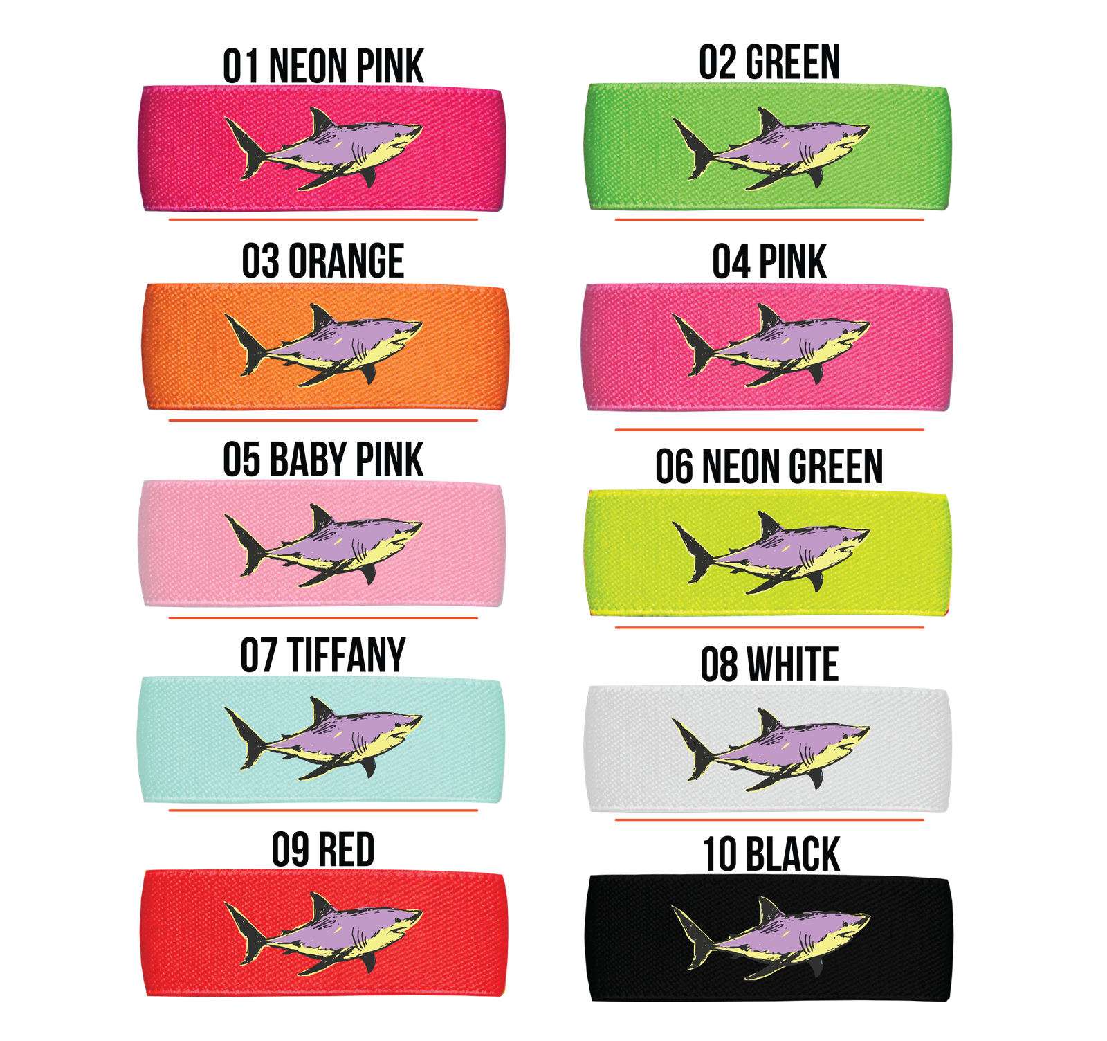 T Salty Strap 10 SHARK